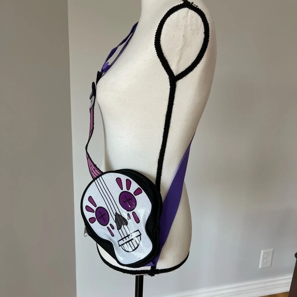 Vampirina Disney Sugar Skull Guitar Crossbody novelty Cosplay Purse